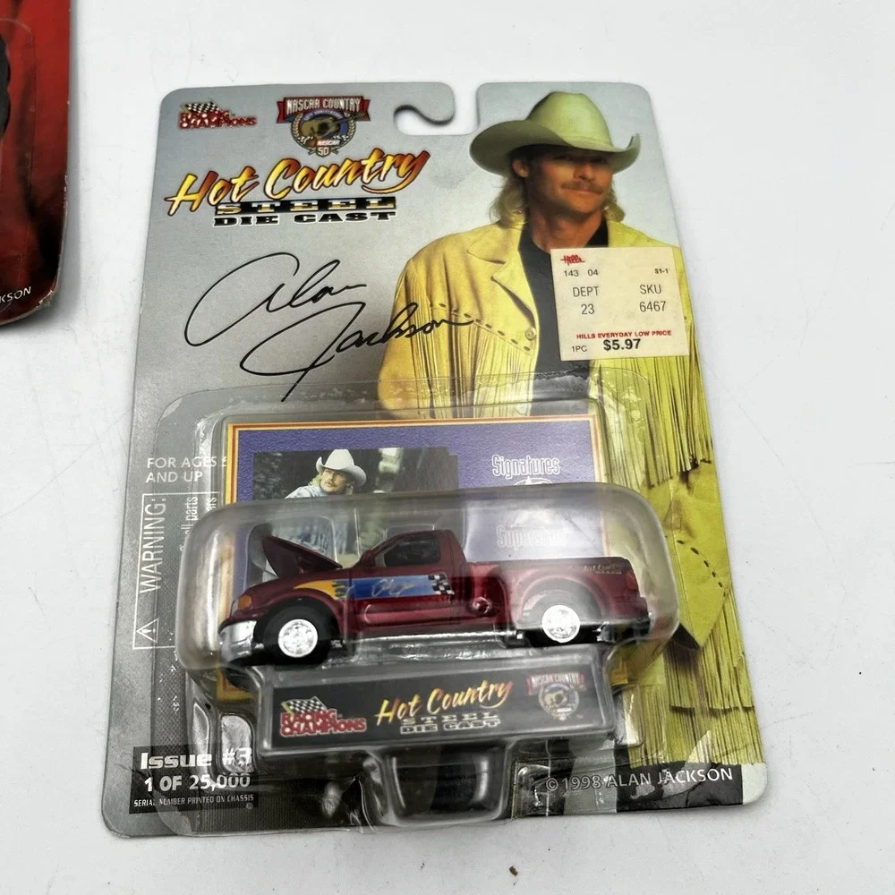 Racing Champions Hot Country Diecast Cars Alan Jackson Lot of 4 New in Package